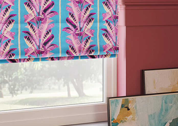 Miami, Pink - Twist&Fit Roman Blind - Image 5
